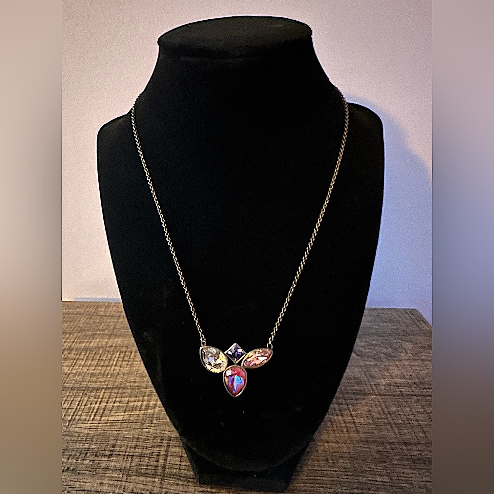 Touchstone Crystal Multicolored Crystal Necklace. - image 1